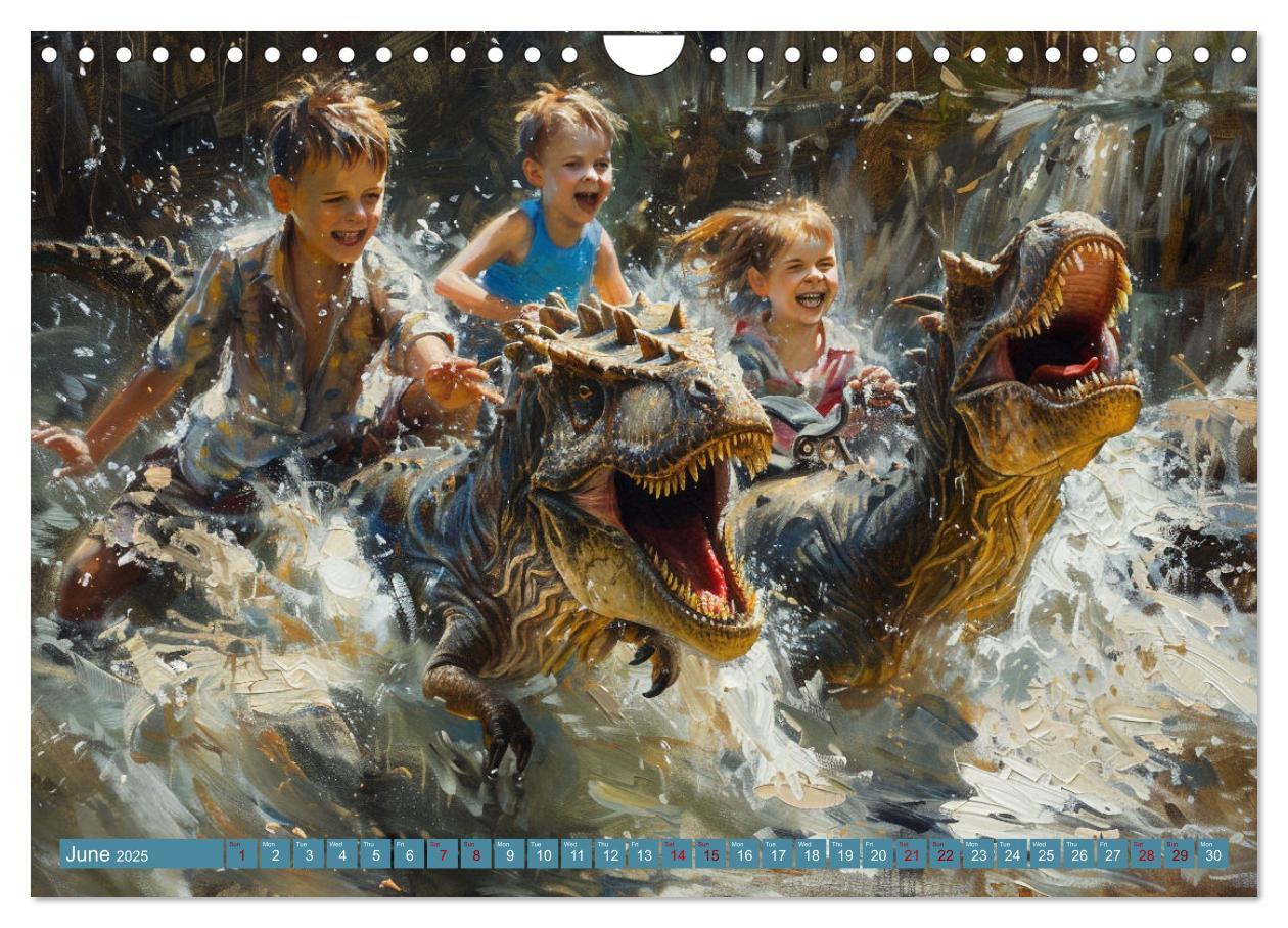 Bild: 9781325977895 | Dinosaur Legends (Wall Calendar 2025 DIN A4 landscape), CALVENDO 12...