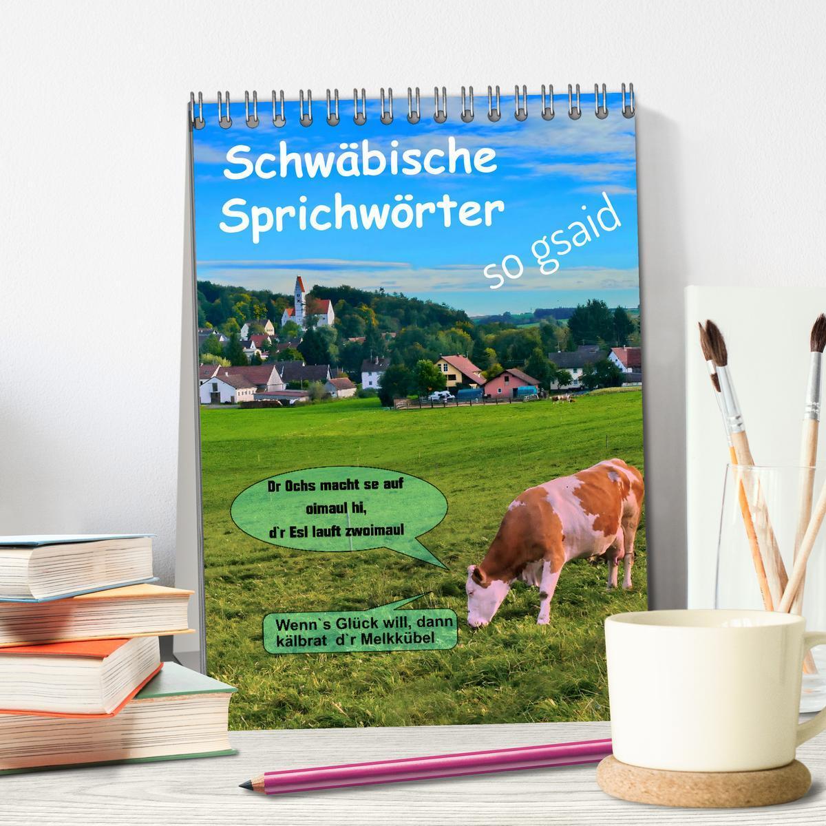 Bild: 9783435858828 | Schwäbische Sprichwörter - so gsaid (Tischkalender 2025 DIN A5...