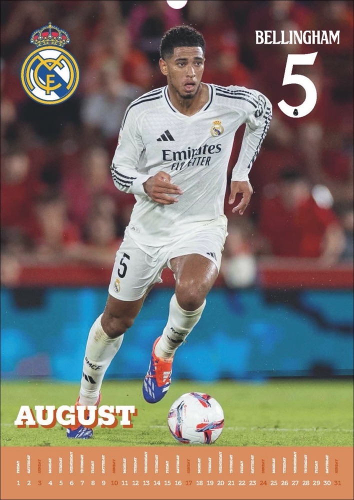 Bild: 9783840196843 | Real Madrid FC Posterkalender 2025 | Kalender | Spiralbindung | 14 S.