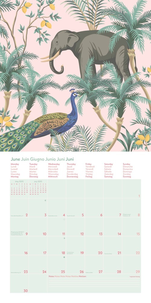 Bild: 4002725981752 | GreenLine - Jungle 2025 Broschürenkalender, 30x30cm, Wandkalender...