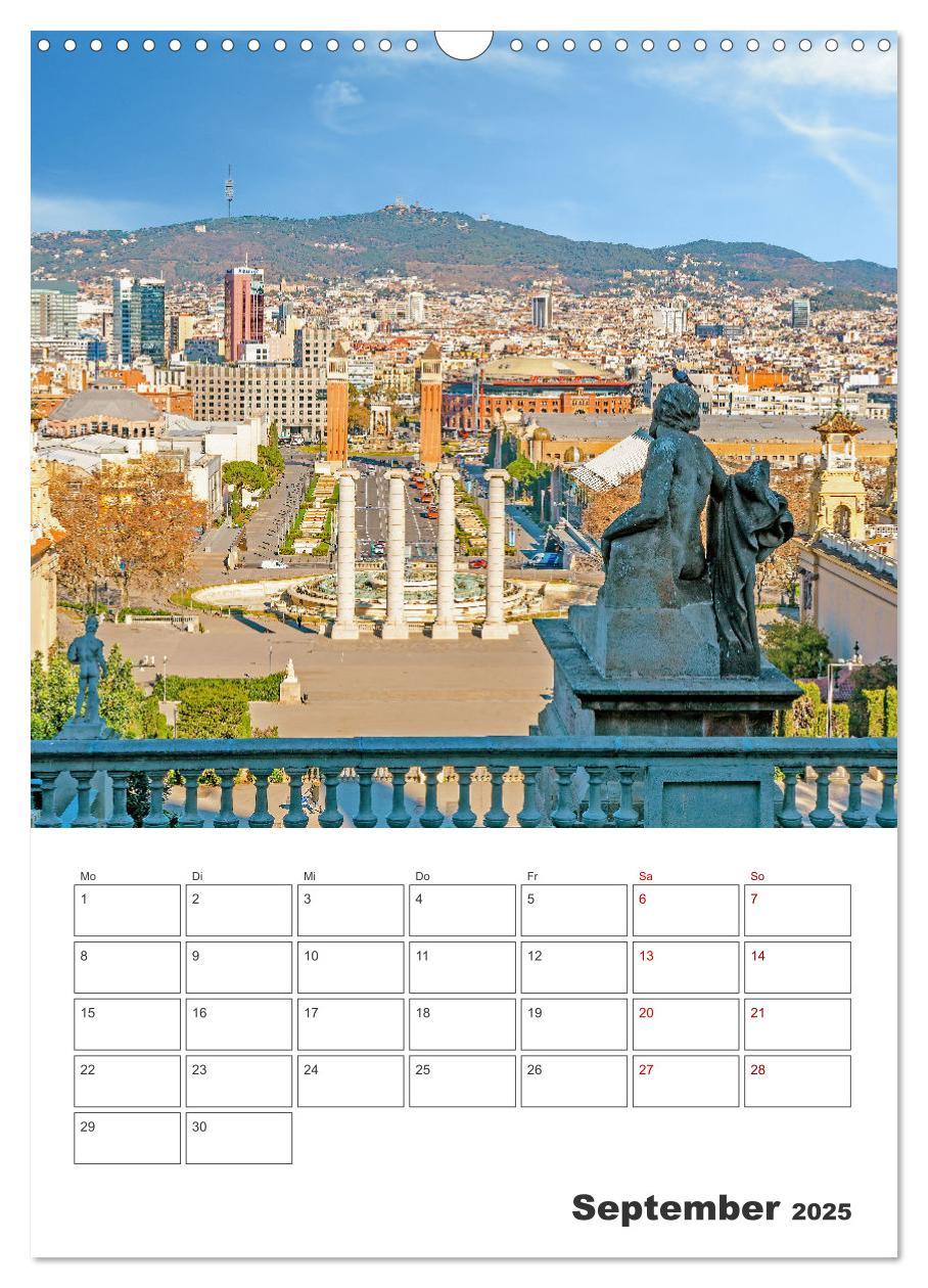 Bild: 9783435899487 | Barcelona - Urlaubsplaner (Wandkalender 2025 DIN A3 hoch), CALVENDO...