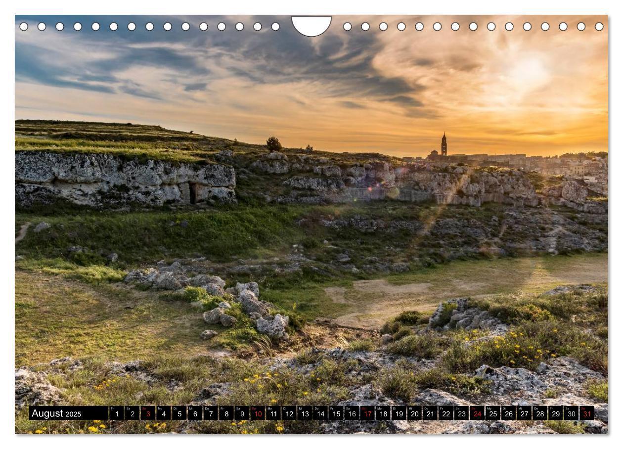 Bild: 9783435466702 | Matera (Wandkalender 2025 DIN A4 quer), CALVENDO Monatskalender | 2025