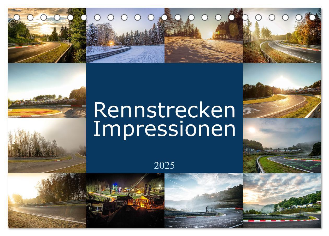 Cover: 9783457071762 | Rennstrecken Impressionen (Tischkalender 2025 DIN A5 quer),...