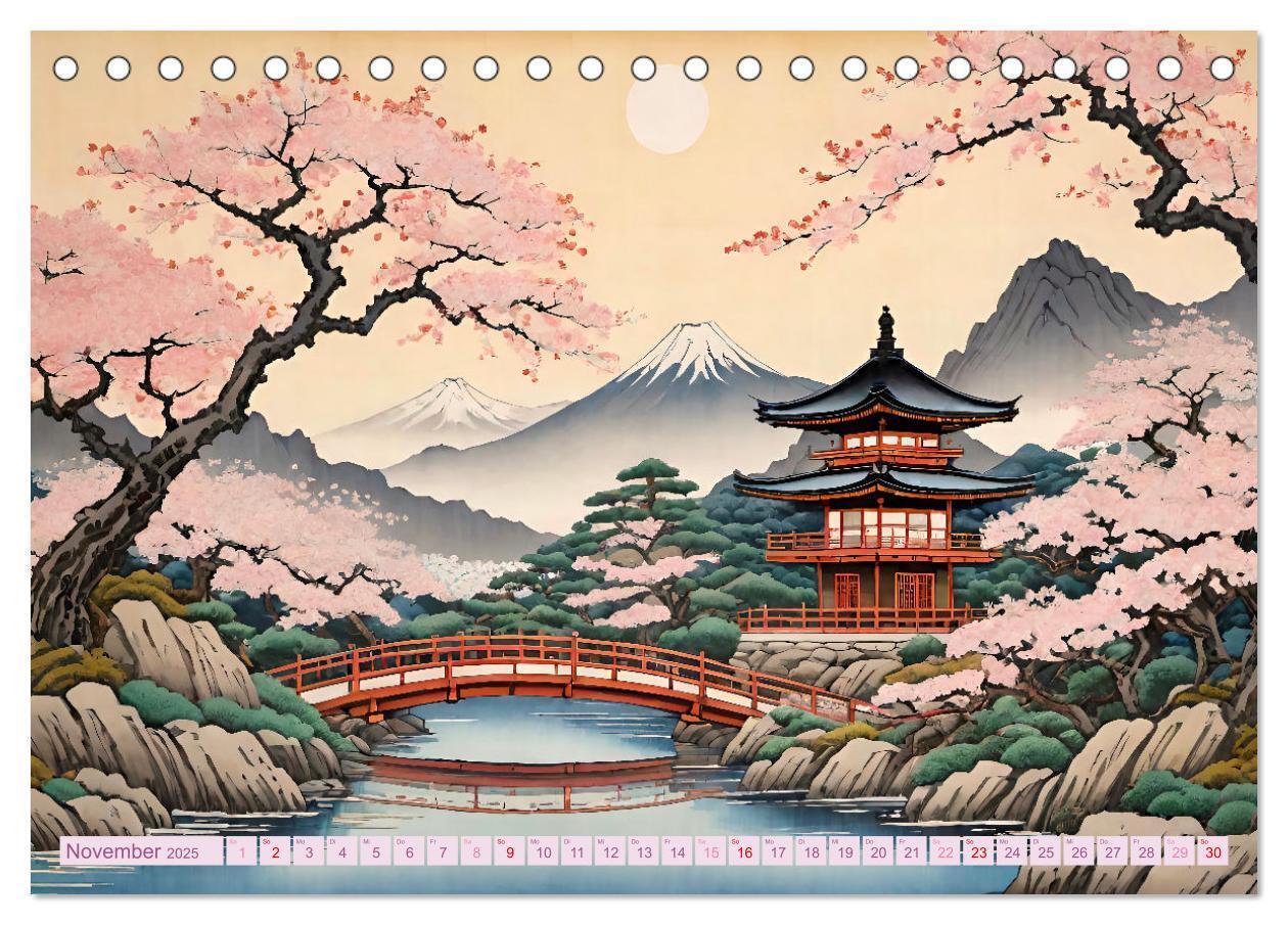 Bild: 9783383825026 | Hanami in Japan (Tischkalender 2025 DIN A5 quer), CALVENDO...