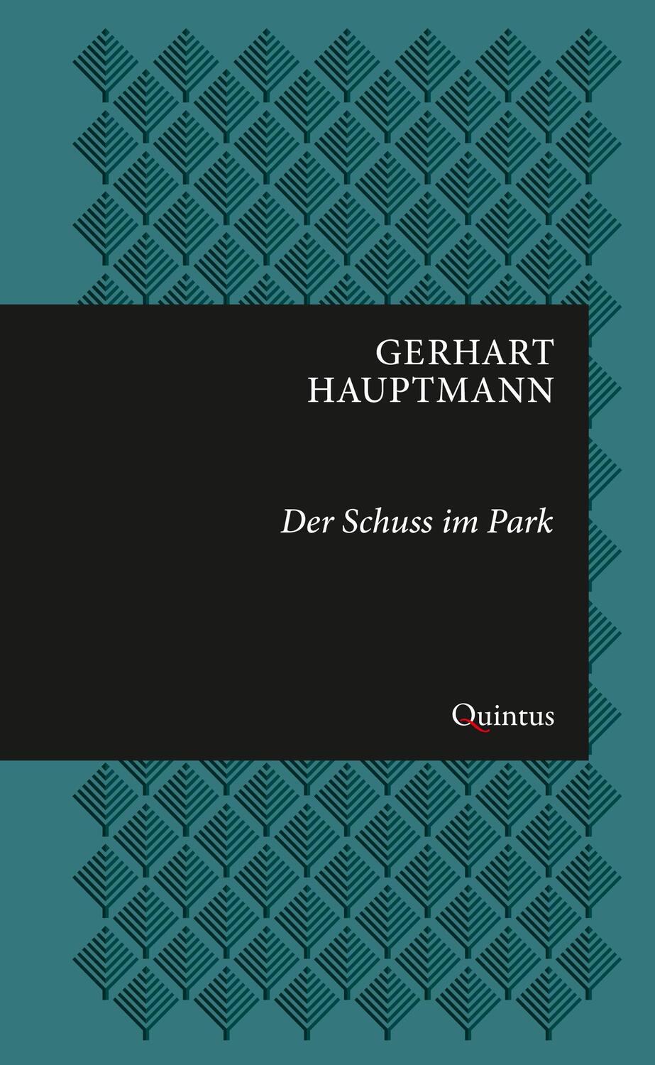 Cover: 9783969820414 | Der Schuss im Park | Novelle | Gerhart Hauptmann | Buch | 80 S. | 2022