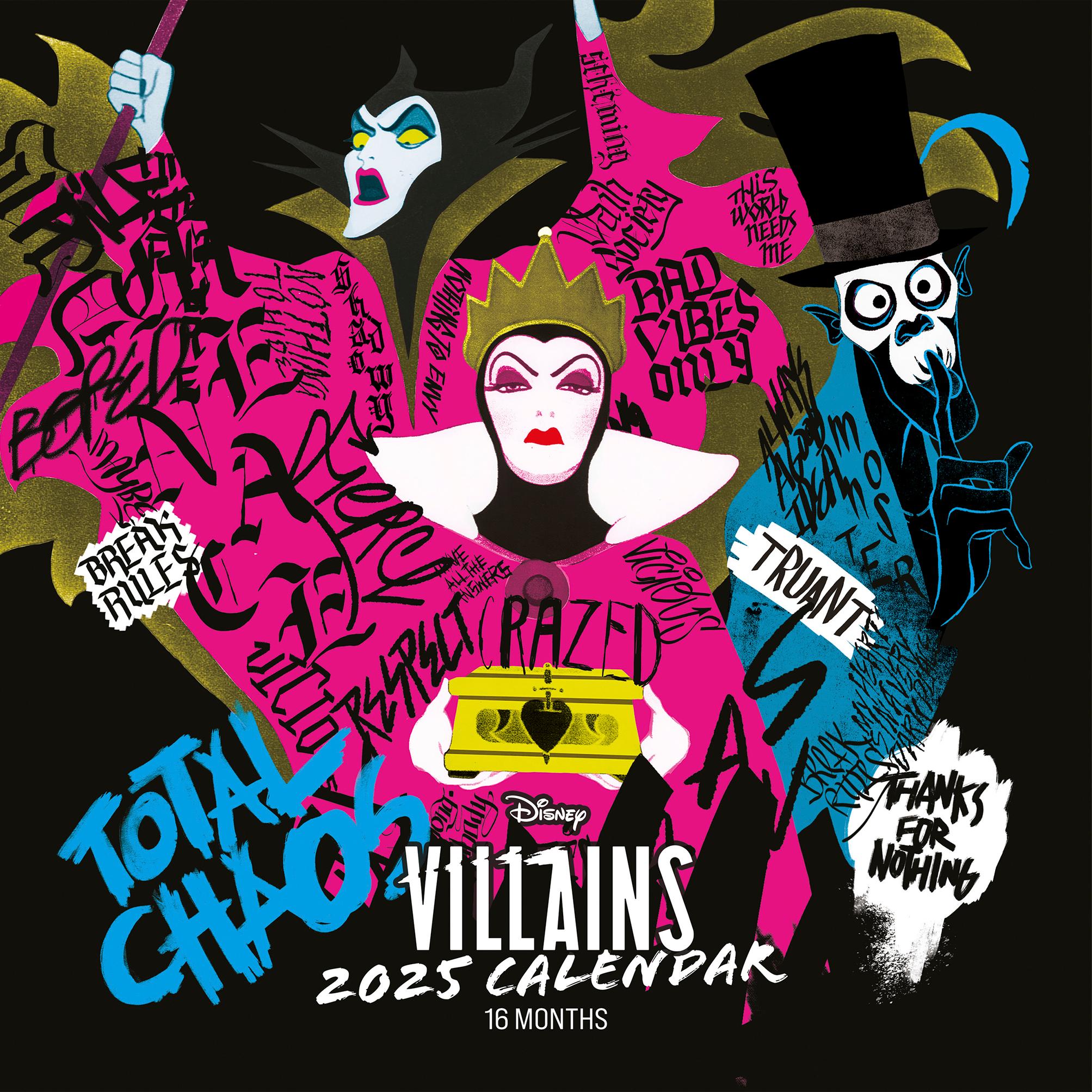 Cover: 9781804231531 | Disney Villains 2025 | Kalender | 28 S. | Deutsch | 2025