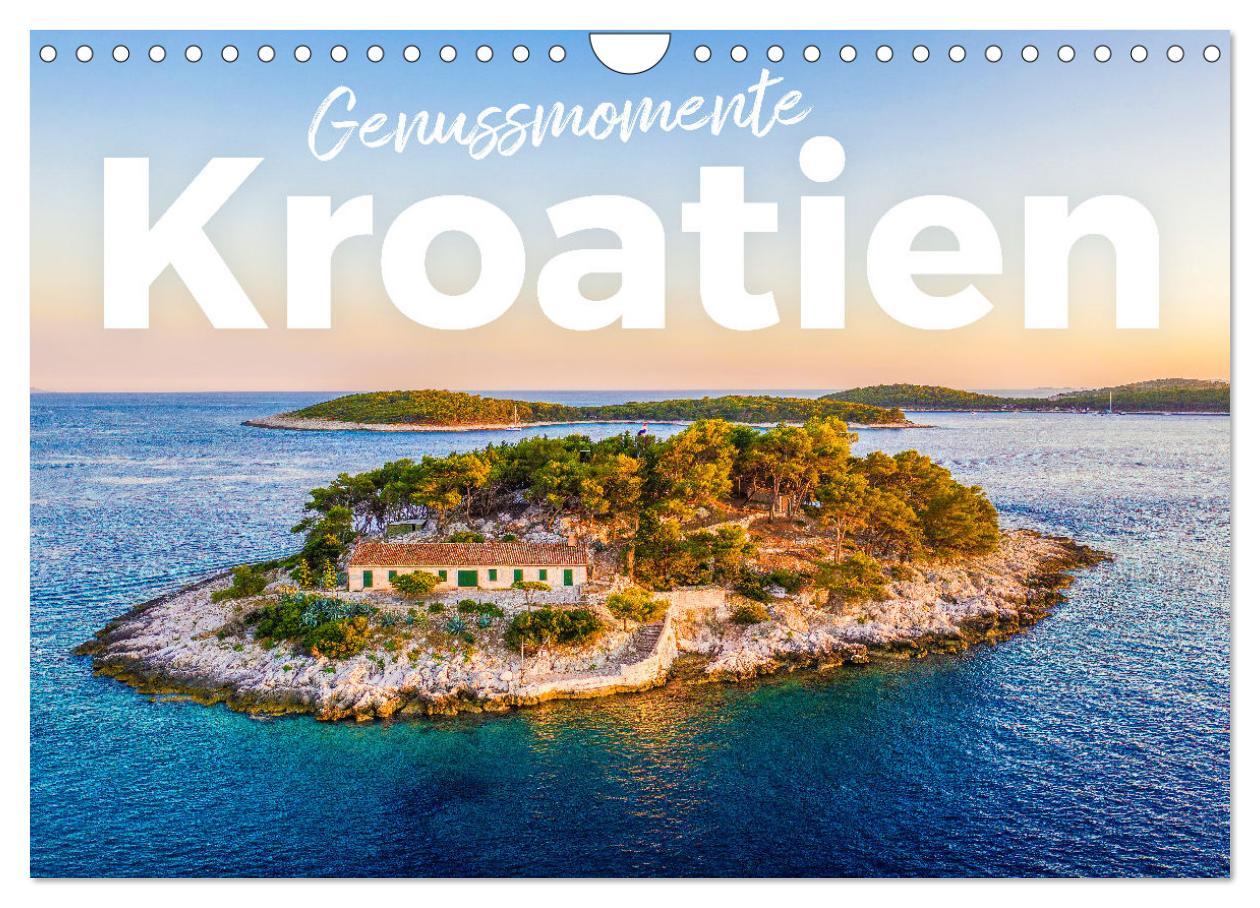 Cover: 9783383918322 | Genussmomente Kroatien (Wandkalender 2025 DIN A4 quer), CALVENDO...