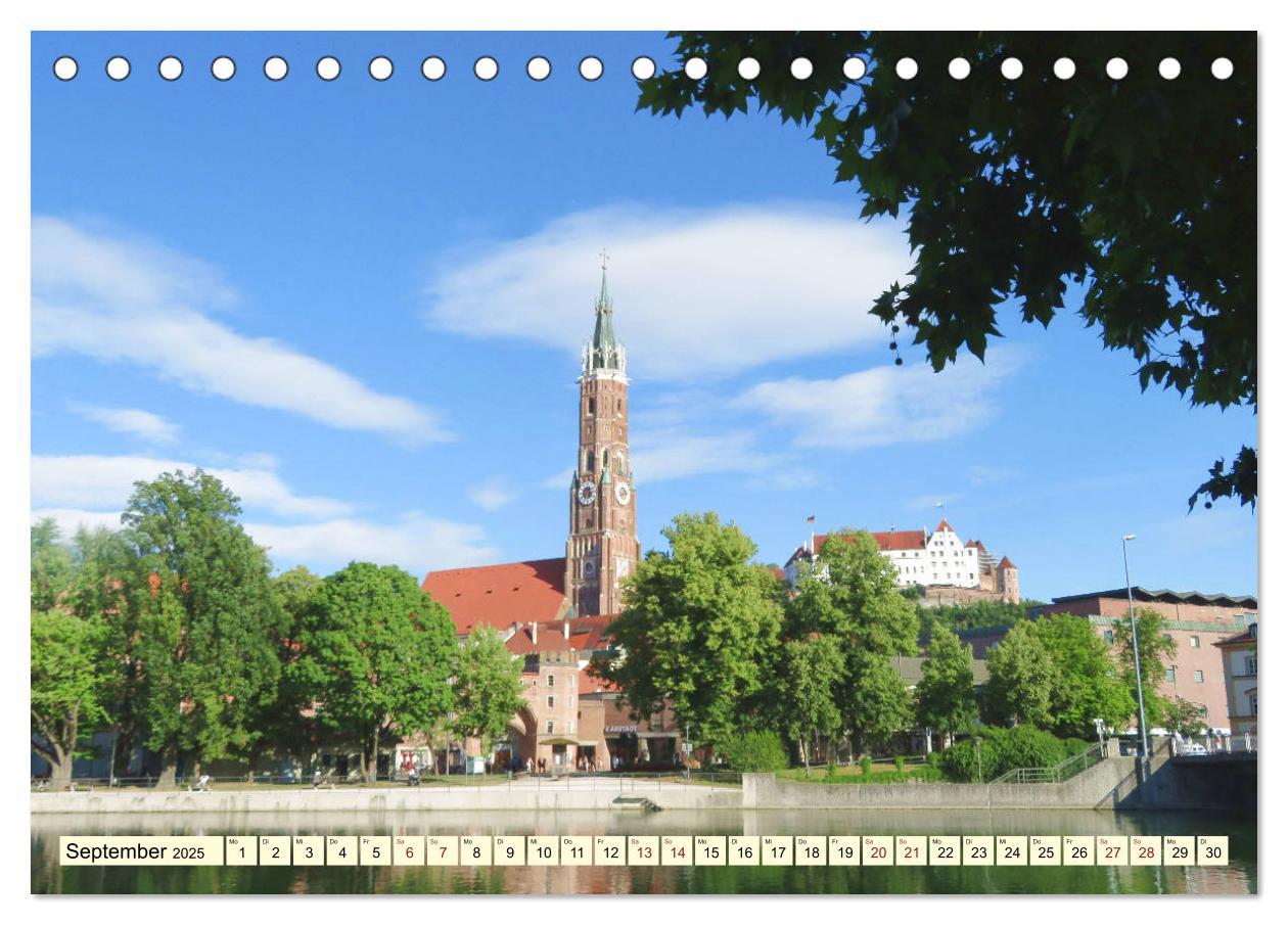 Bild: 9783435210787 | Unterwegs in Landshut (Tischkalender 2025 DIN A5 quer), CALVENDO...