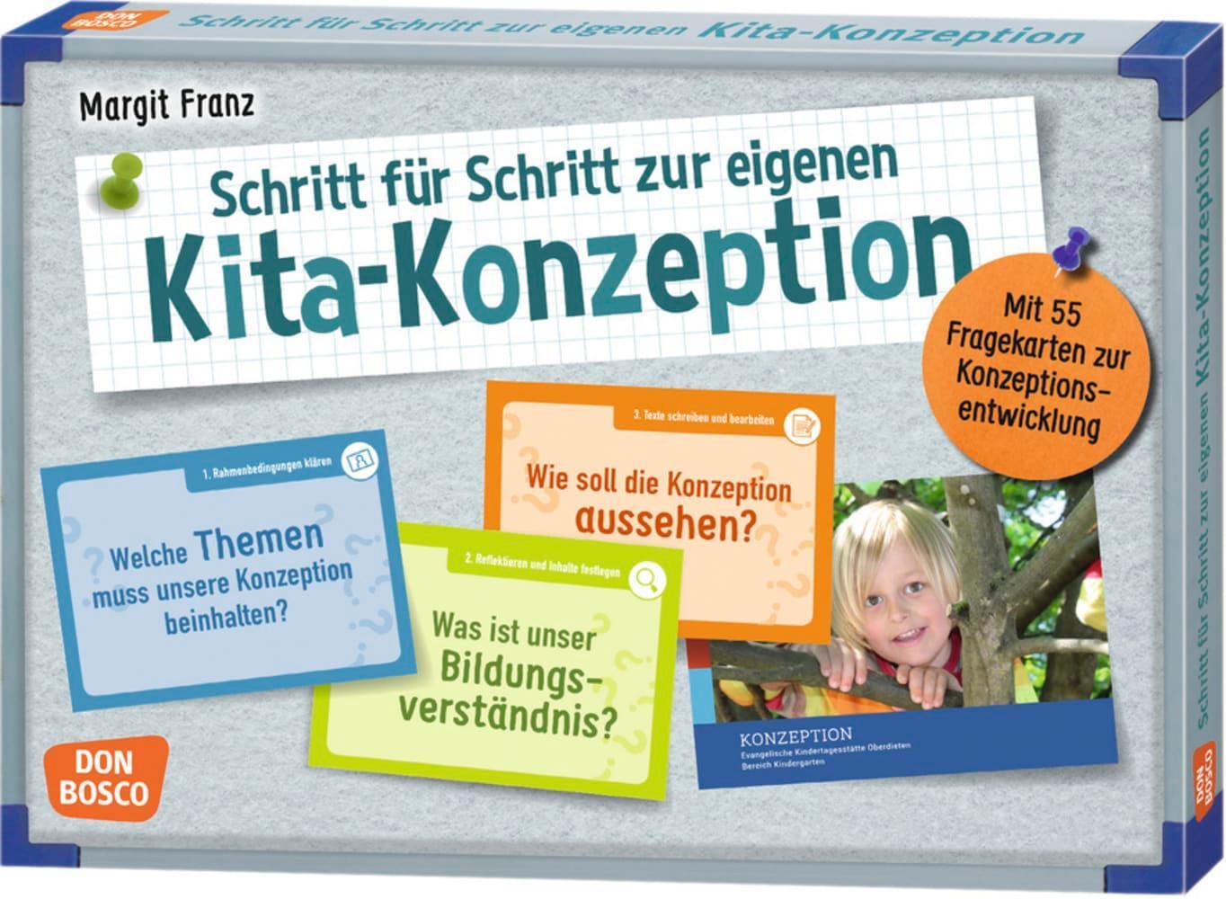 Cover: 4260179516030 | Schritt für Schritt zur eigenen Kita-Konzeption | Margit Franz | 1 Box