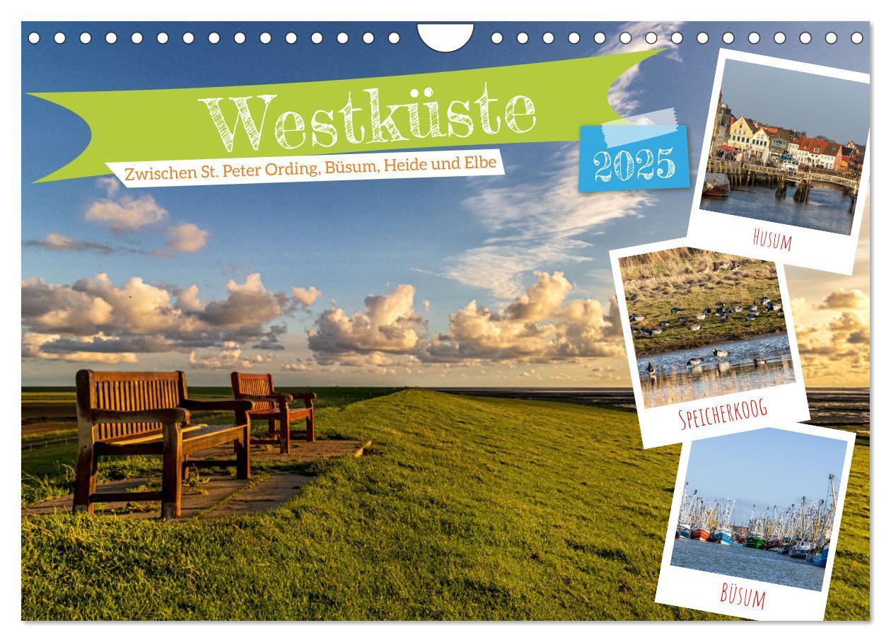 Cover: 9783383806124 | Westküste - Zwischen St. Peter Ording, Büsum und Elbe (Wandkalender...