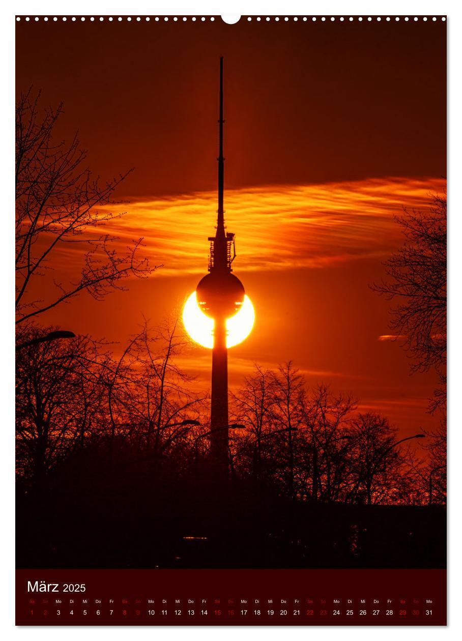 Bild: 9783435909322 | Berliner Fernsehturm - Magische Momente (Wandkalender 2025 DIN A2...