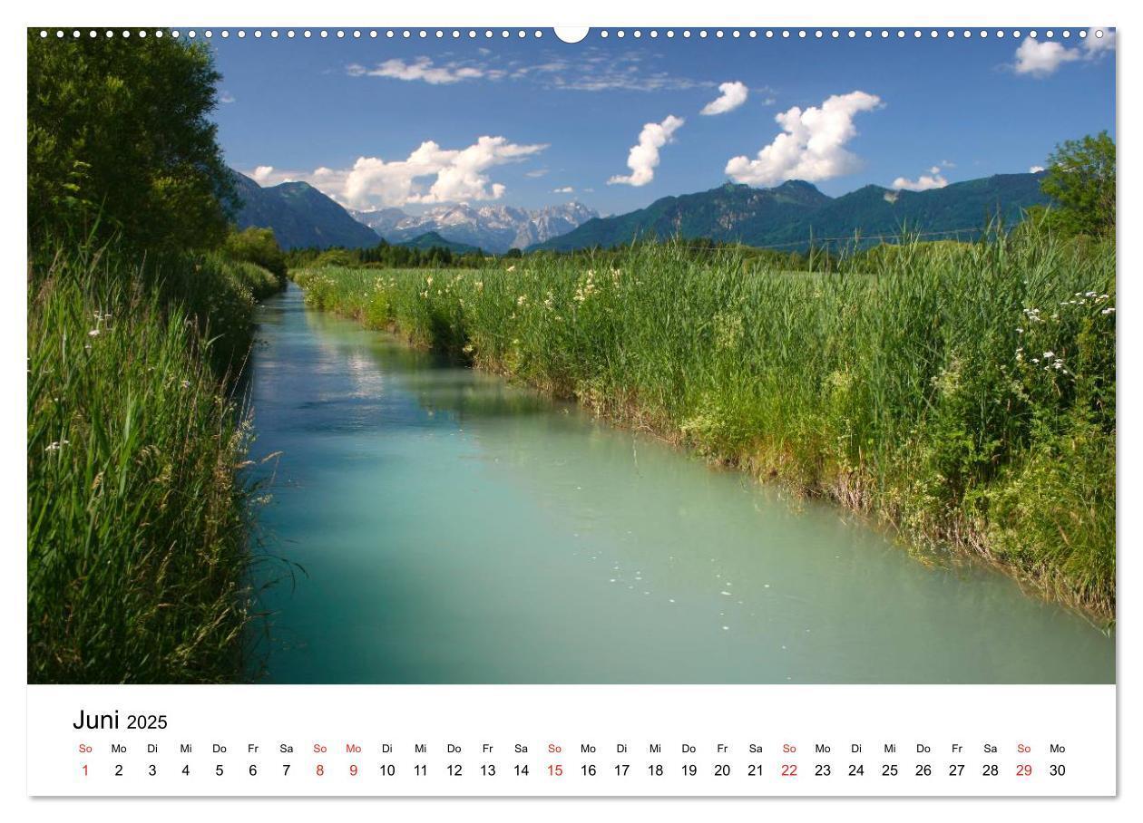 Bild: 9783435561308 | Berge und Seen rund um die Zugspitze (Wandkalender 2025 DIN A2...