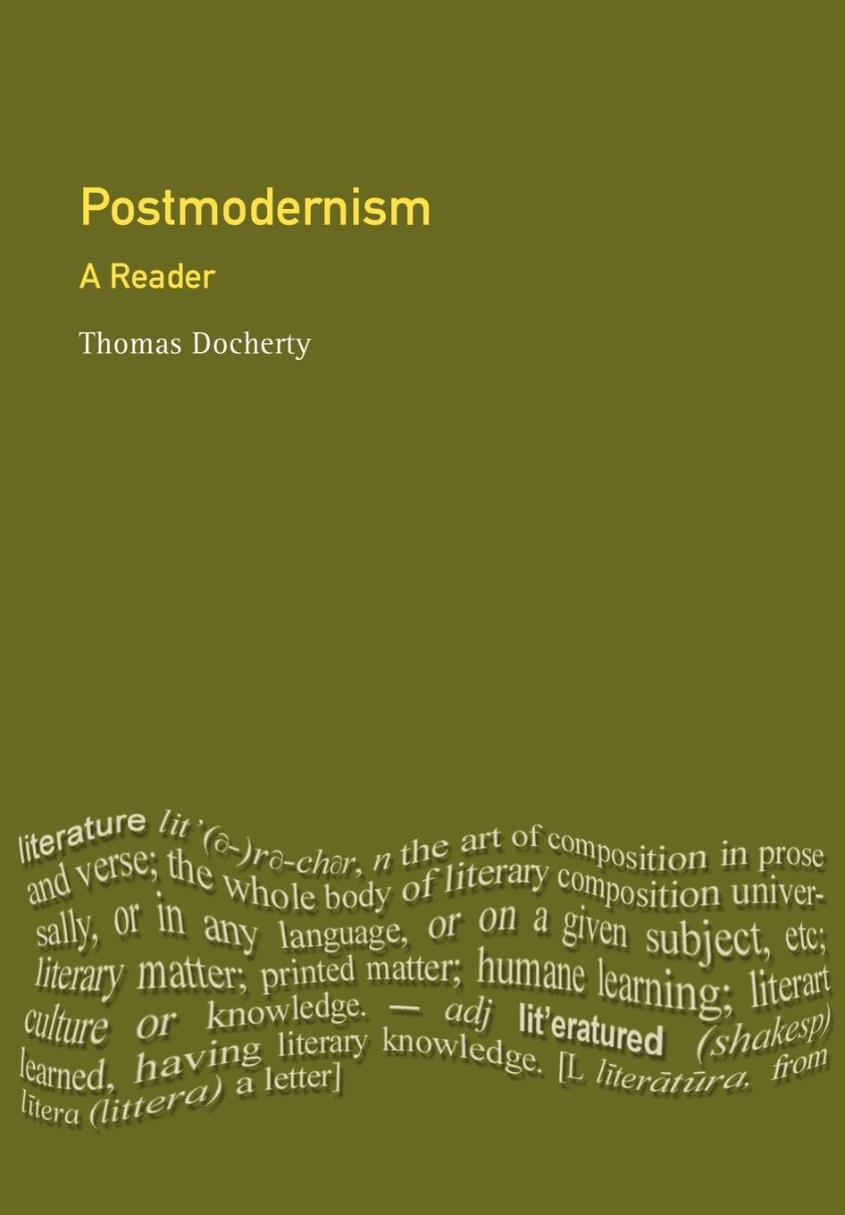 Cover: 9780745012438 | Postmodernism | A Reader | Thomas Docherty | Taschenbuch | Paperback