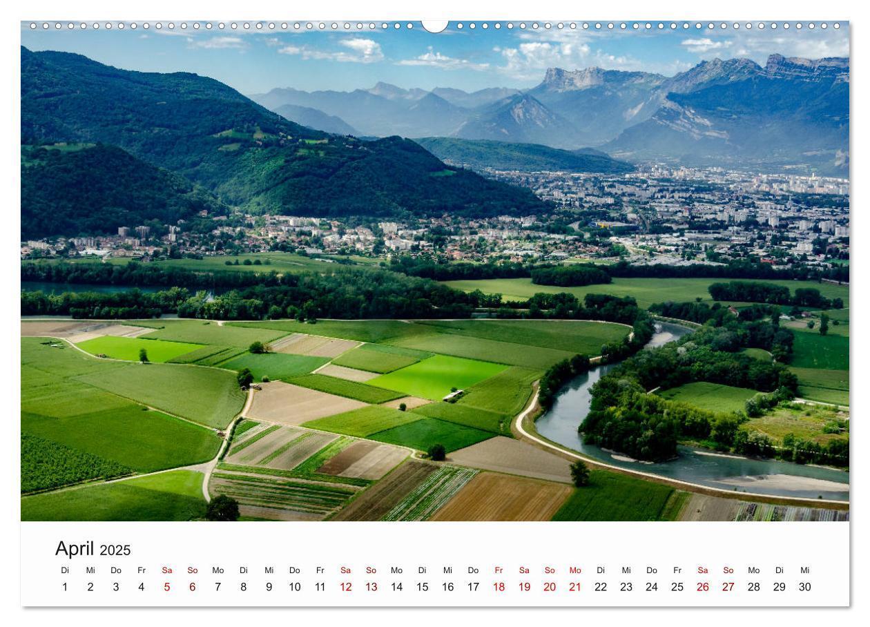 Bild: 9783435332878 | Die Alpen vom Himmel aus gesehen (hochwertiger Premium Wandkalender...