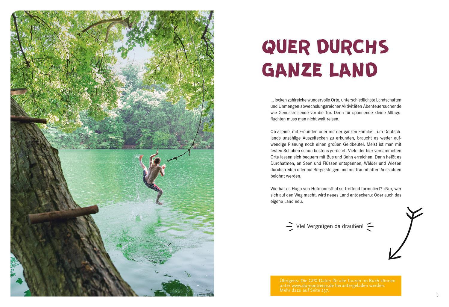 Bild: 9783616031002 | 52 kleine & große Eskapaden - Miniurlaube in Deutschland | Taschenbuch