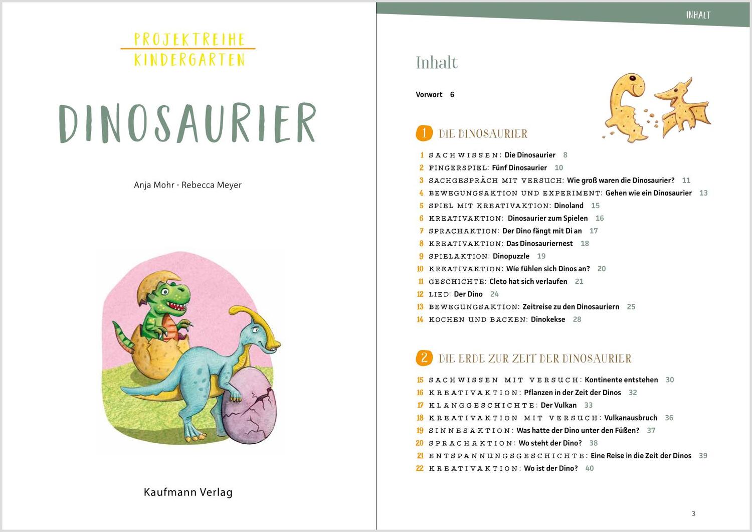 Bild: 9783780652157 | Projektreihe Kindergarten - Dinosaurier | Anja Mohr | Taschenbuch