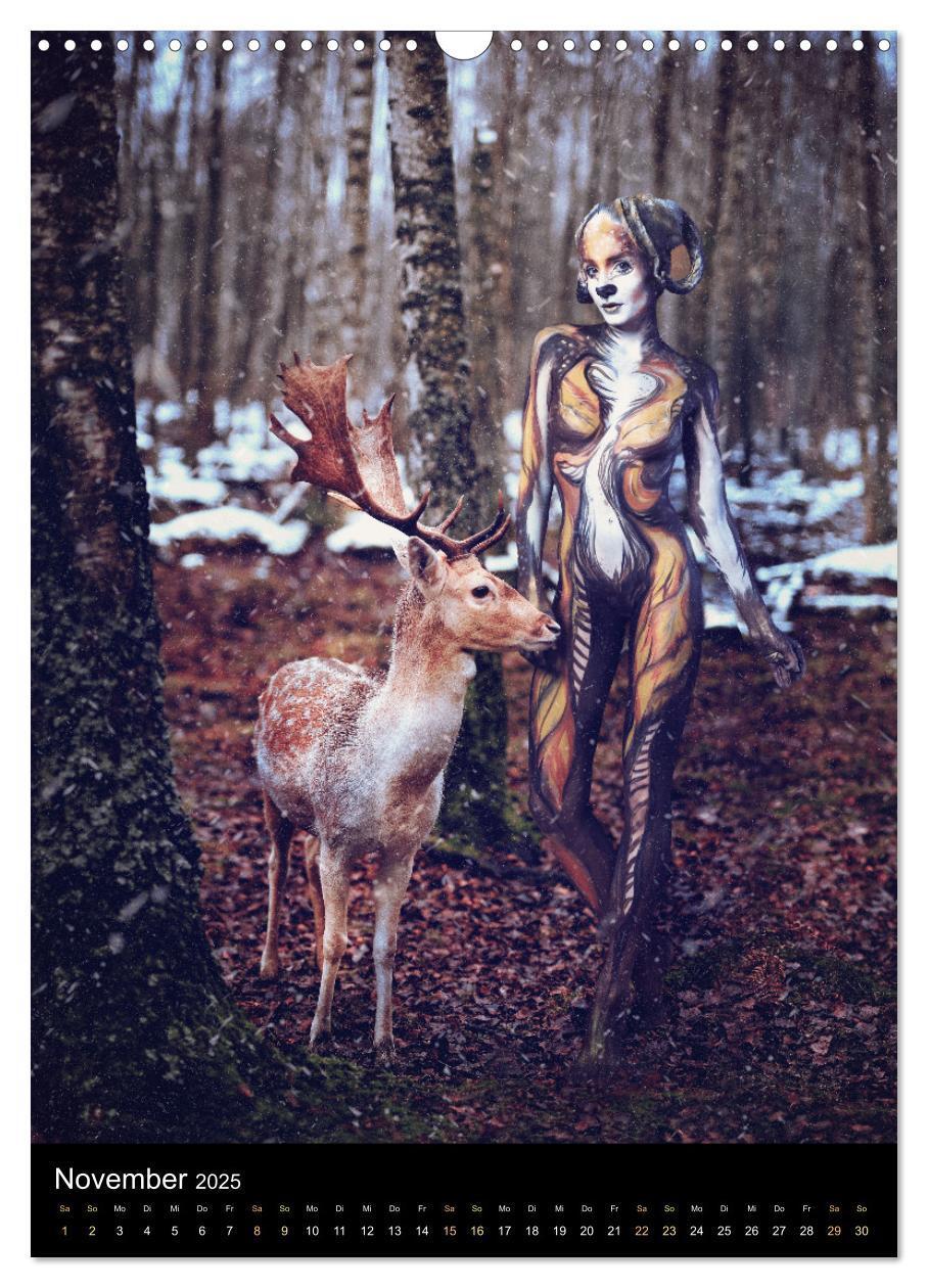 Bild: 9783435914715 | Bodypainting Adventures - Farbe auf nackter Haut (Wandkalender 2025...