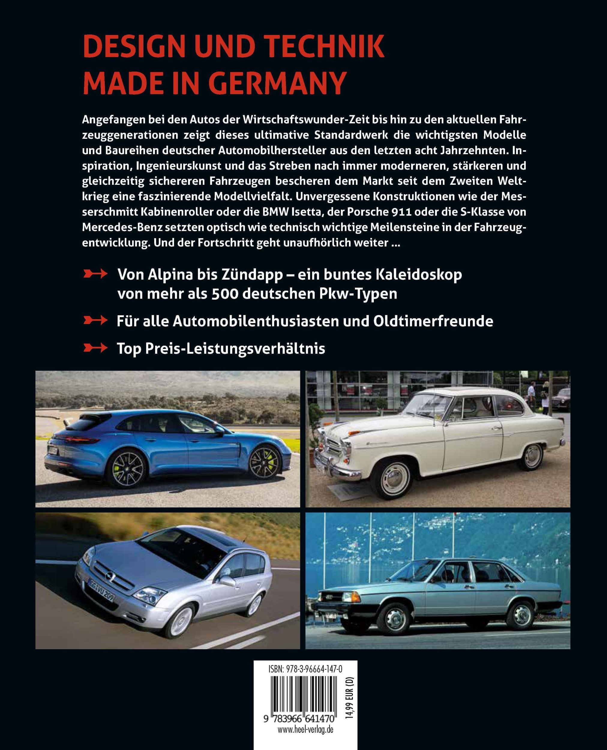 Bild: 9783966641470 | Deutsche Autos | Die schönsten Modelle seit 1945 | Roland Löwisch