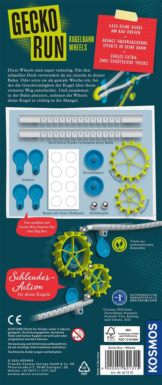 Bild: 4002051621315 | Gecko Run, Wheels | Experimentierkasten | Spiel | 621315 | Deutsch