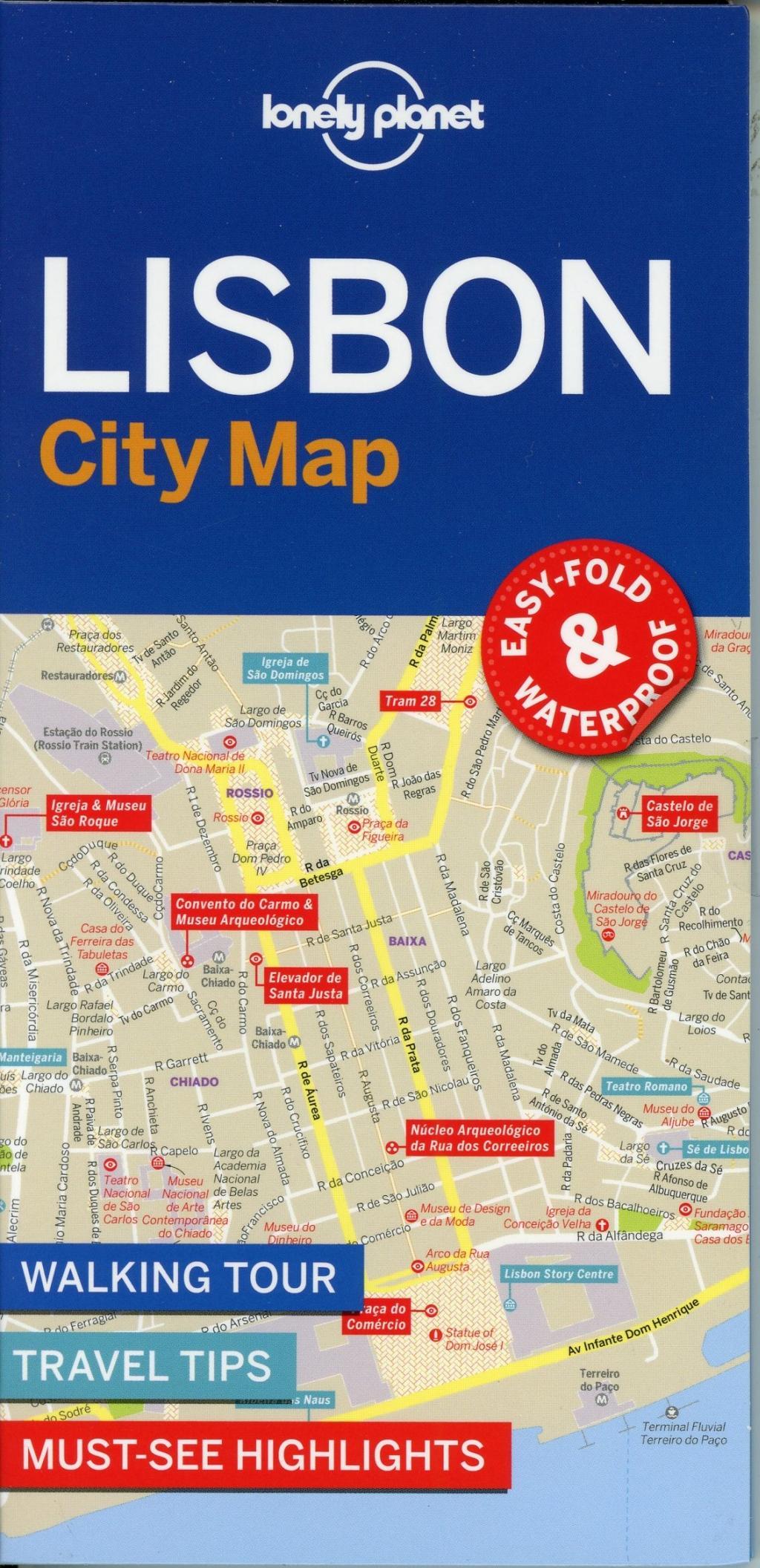 Cover: 9781787014619 | Lonely Planet Lisbon City Map | Lonely Planet | (Land-)Karte | 2018