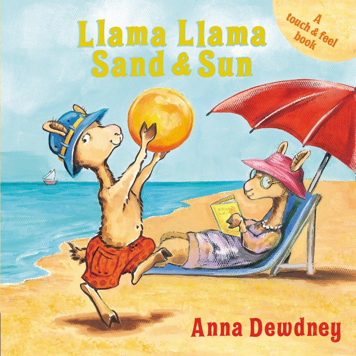 Cover: 9780448496399 | Llama Llama Sand and Sun | A Touch &amp; Feel Book | Anna Dewdney | 2015