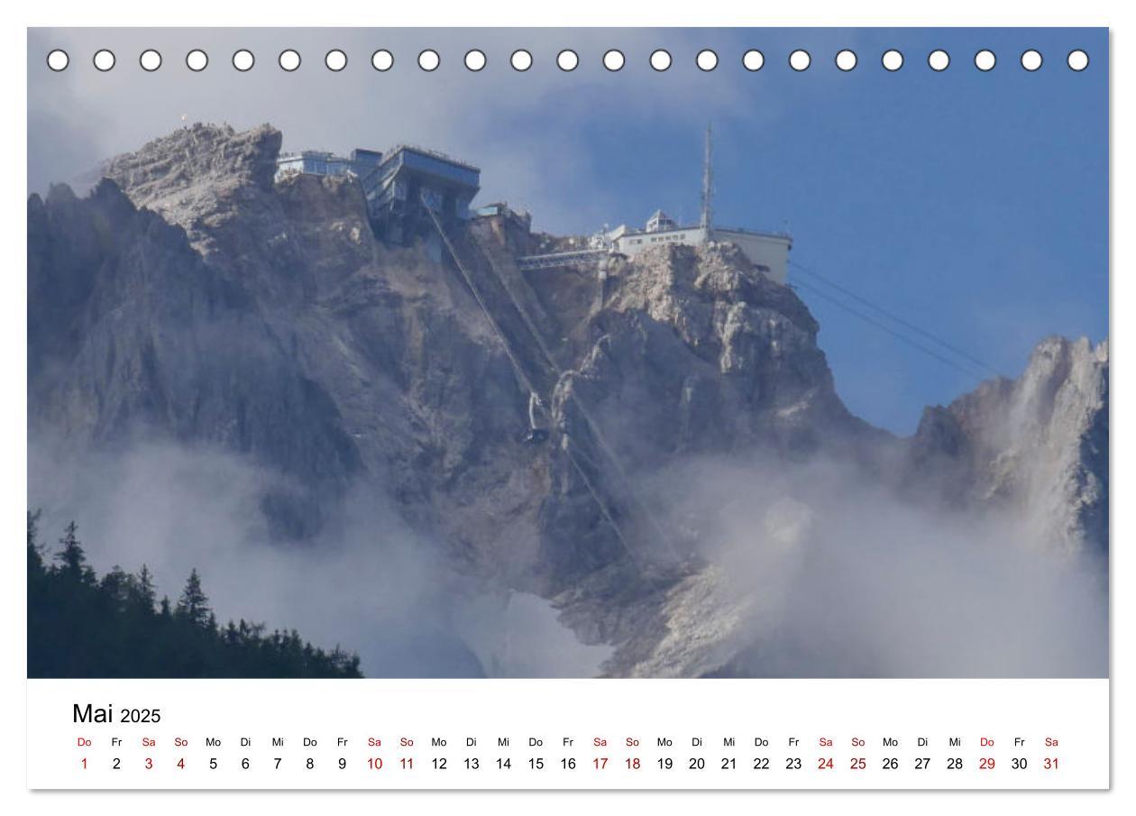 Bild: 9783435017140 | Das Zugspitzegebiet (Tischkalender 2025 DIN A5 quer), CALVENDO...