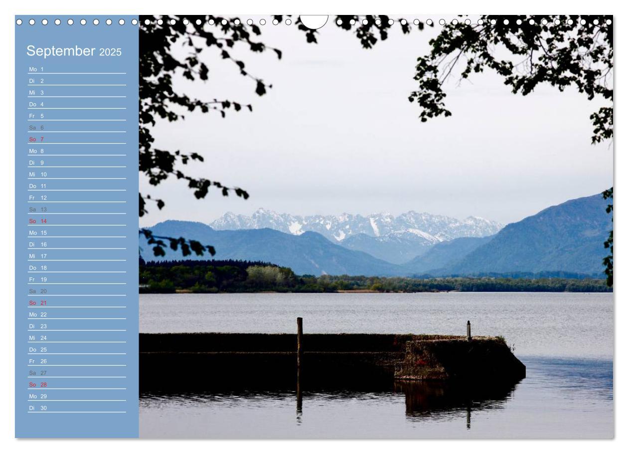 Bild: 9783435458547 | Am schönen Chiemsee (Wandkalender 2025 DIN A3 quer), CALVENDO...