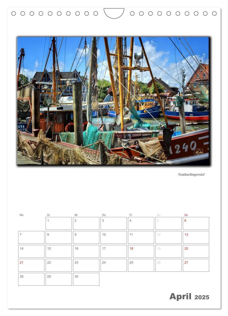 Bild: 9783457059104 | Ostfriesland - die bezaubernden alten Häfen / Planer (Wandkalender...