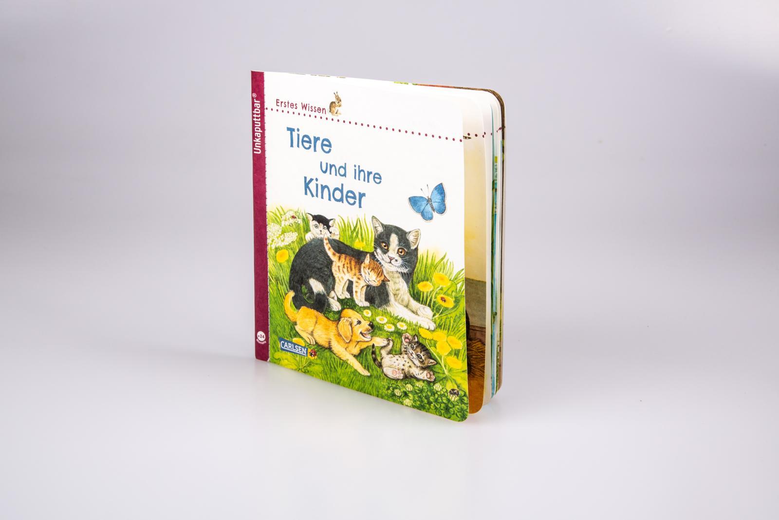 Bild: 9783551036056 | Unkaputtbar: Erstes Wissen: Tiere und ihre Kinder | Petra Klose | Buch