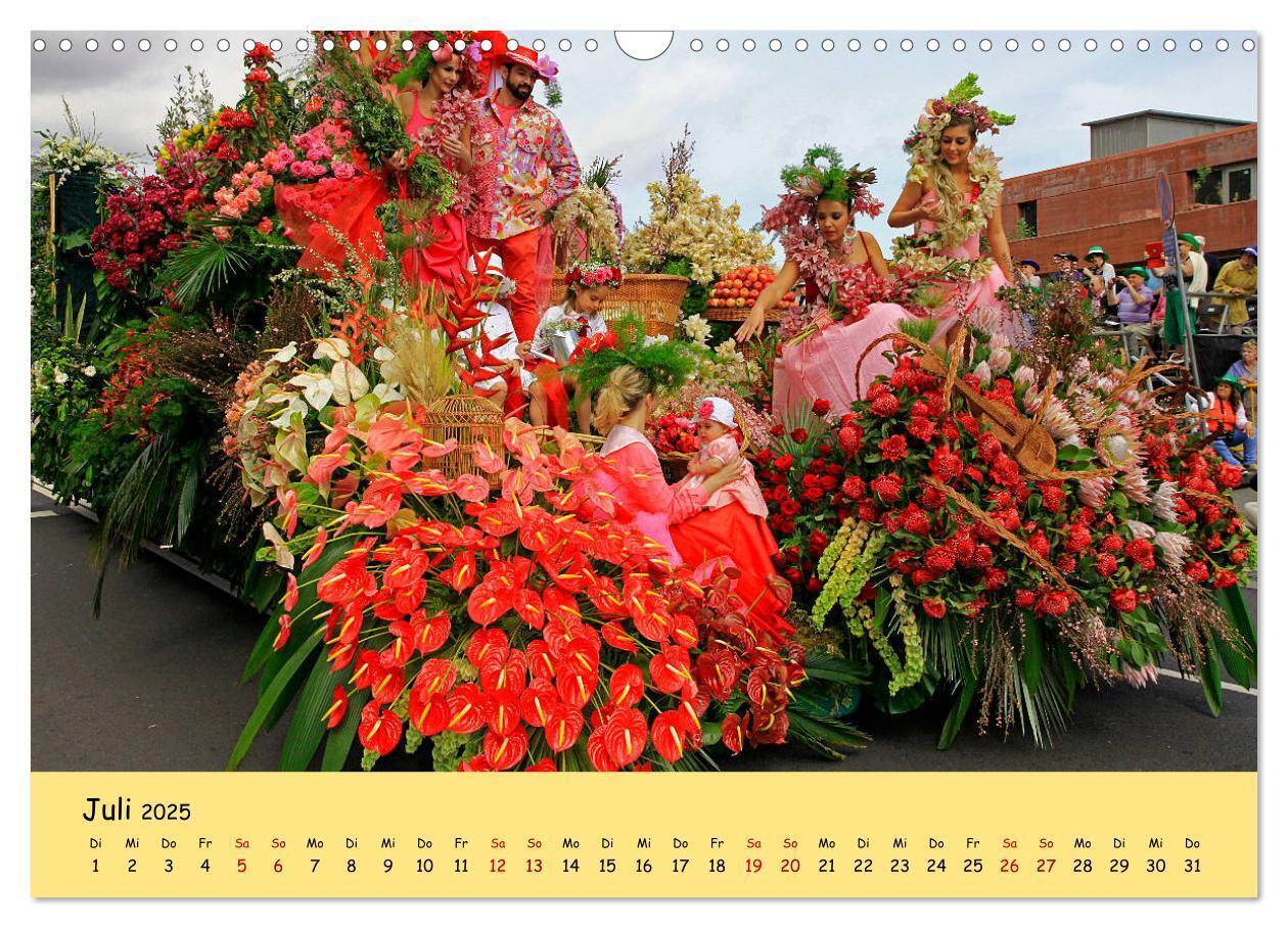 Bild: 9783435457366 | Blumenfest auf Madeira (Wandkalender 2025 DIN A3 quer), CALVENDO...