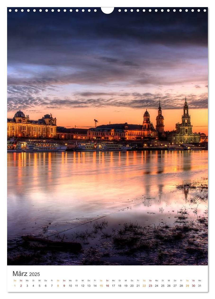 Bild: 9783435881420 | Highlights in Dresden (Wandkalender 2025 DIN A3 hoch), CALVENDO...