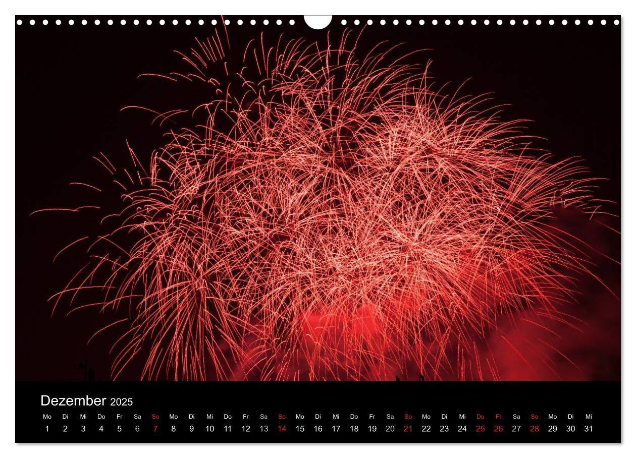 Bild: 9783435789665 | Feuerwerk (Wandkalender 2025 DIN A3 quer), CALVENDO Monatskalender