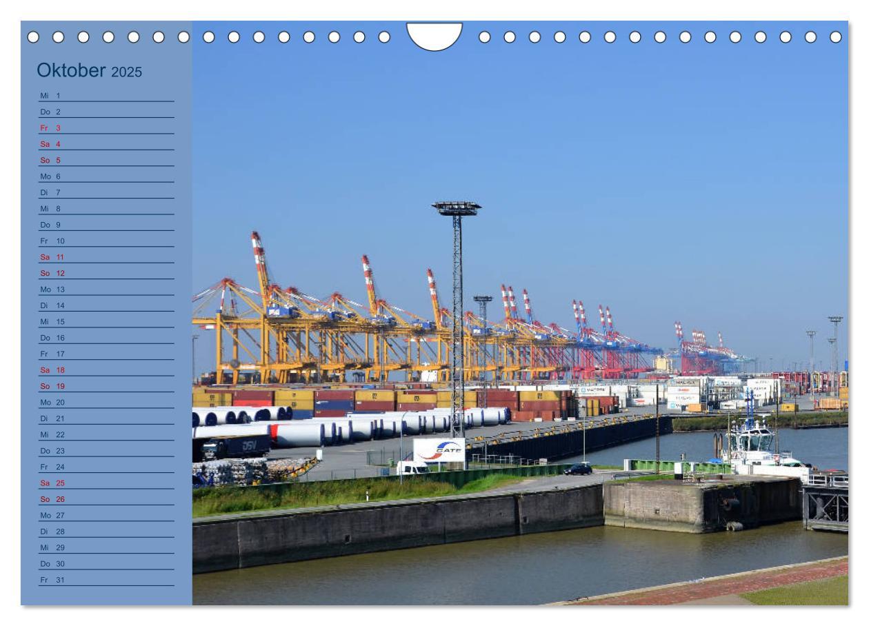 Bild: 9783435378395 | BREMERHAVEN - 2025 (Wandkalender 2025 DIN A4 quer), CALVENDO...