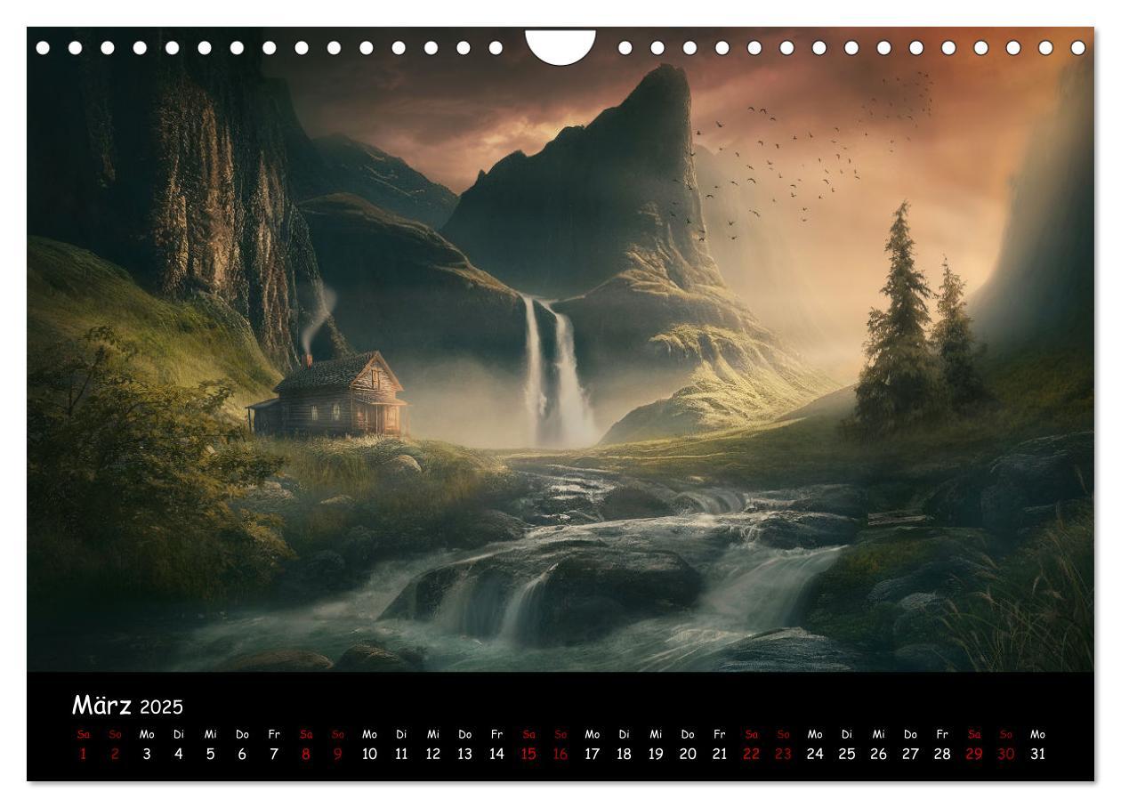 Bild: 9783383910494 | Ein Traum von Einsamkeit (Wandkalender 2025 DIN A4 quer), CALVENDO...