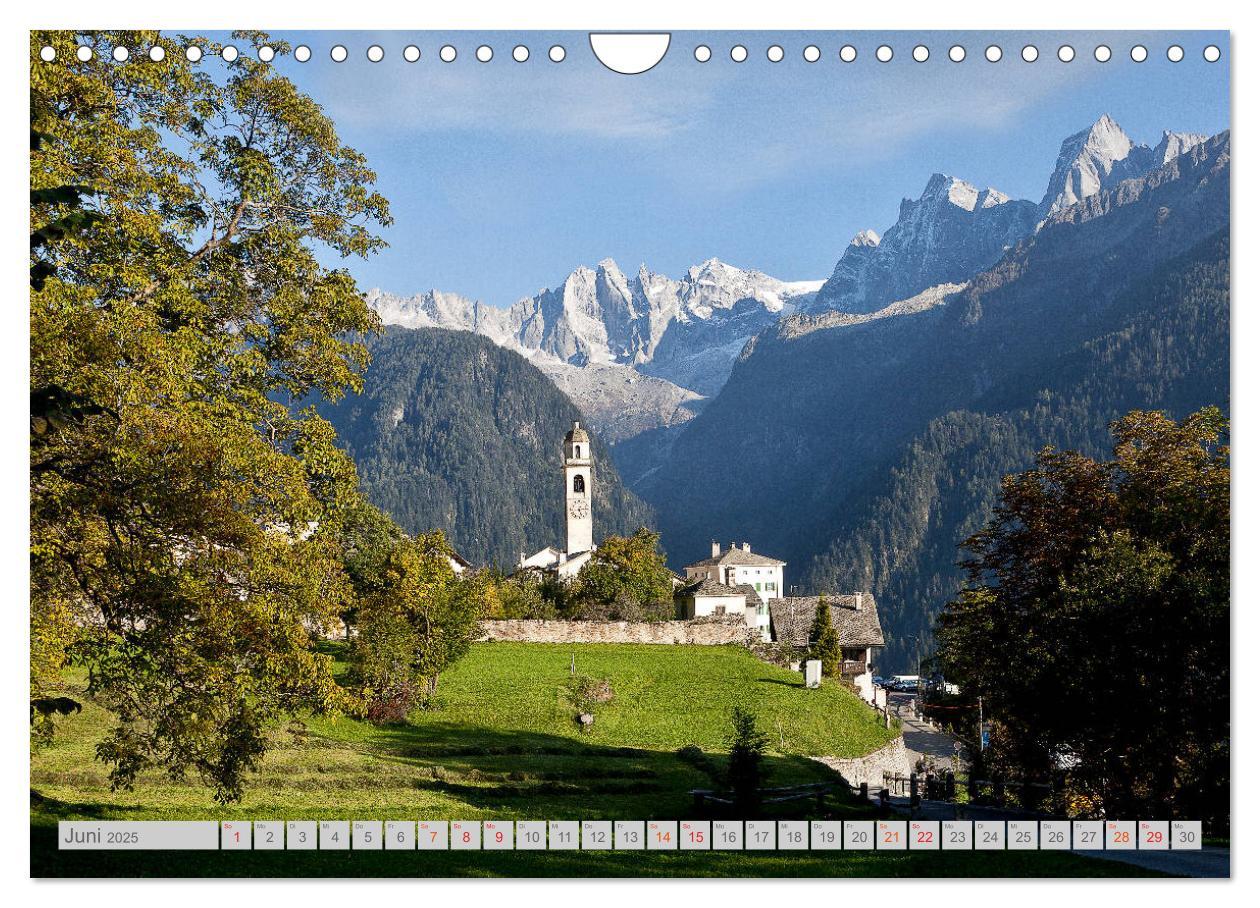 Bild: 9783435210138 | Bergell - Bergaglia (Wandkalender 2025 DIN A4 quer), CALVENDO...