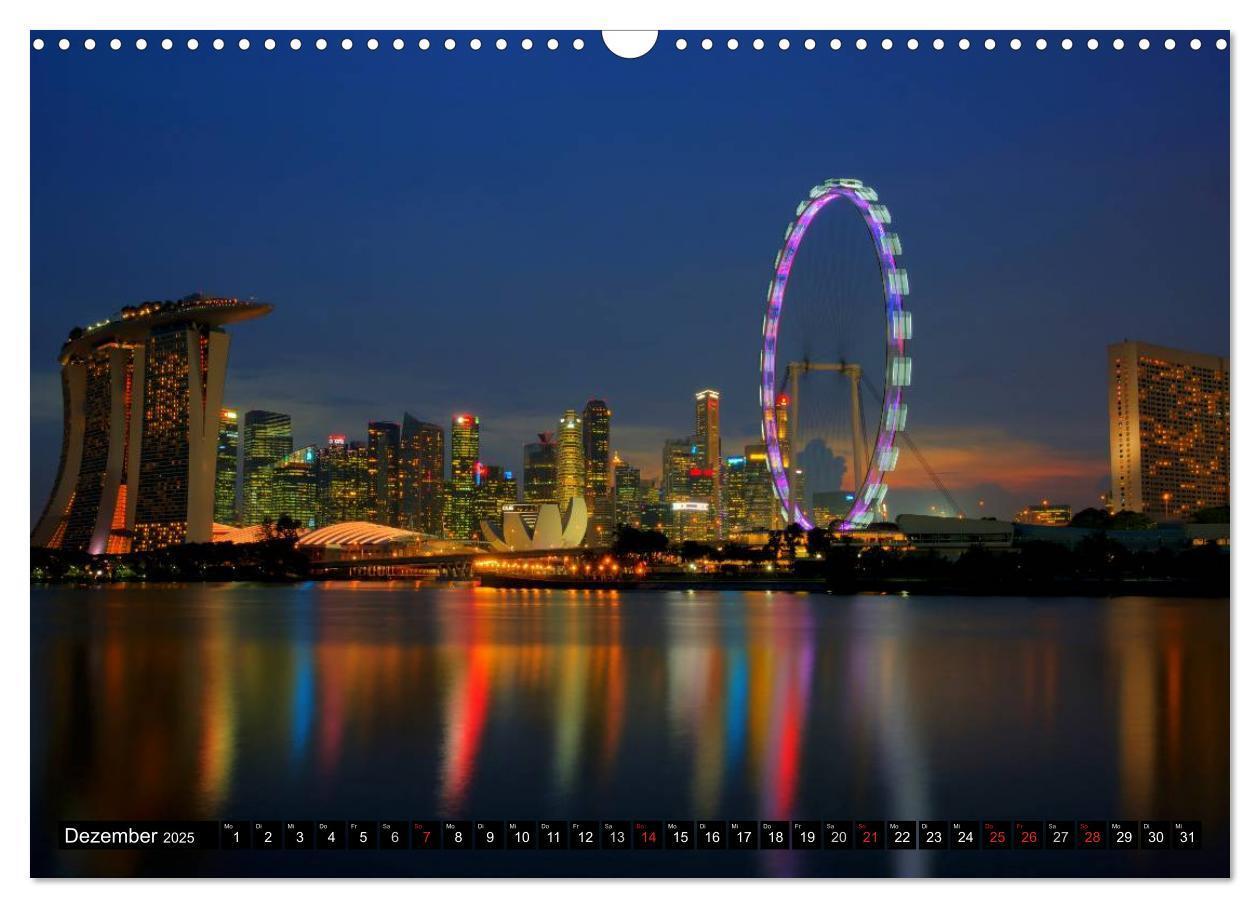 Bild: 9783435522170 | Singapur - Einzigartige Skylines (Wandkalender 2025 DIN A3 quer),...