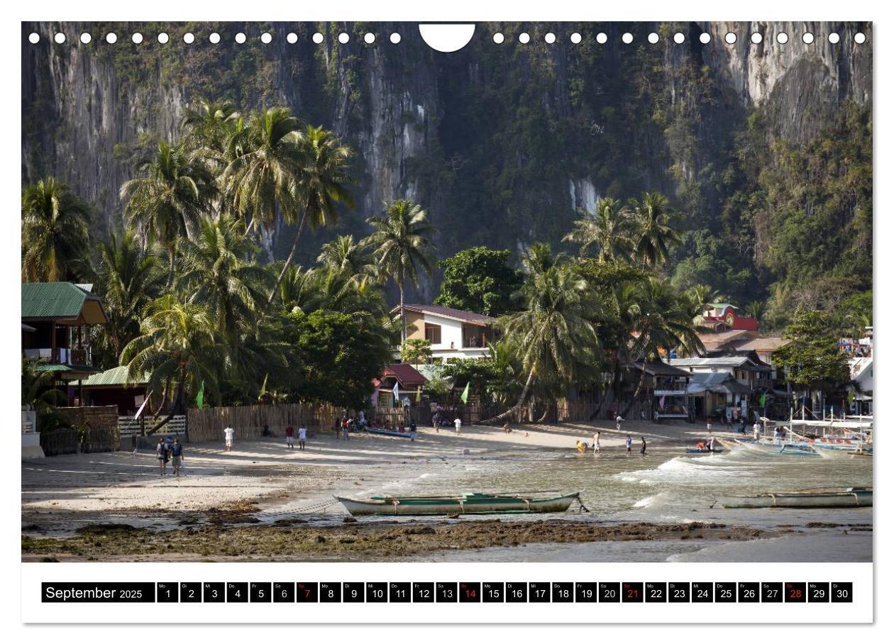 Bild: 9783435831470 | Palawan (Wandkalender 2025 DIN A4 quer), CALVENDO Monatskalender