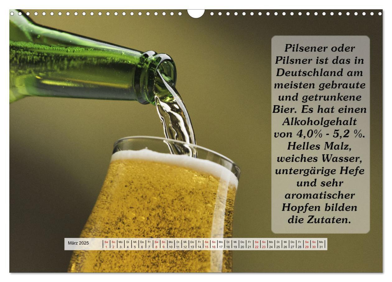 Bild: 9783435036806 | Wissenswertes über Bier (Wandkalender 2025 DIN A3 quer), CALVENDO...