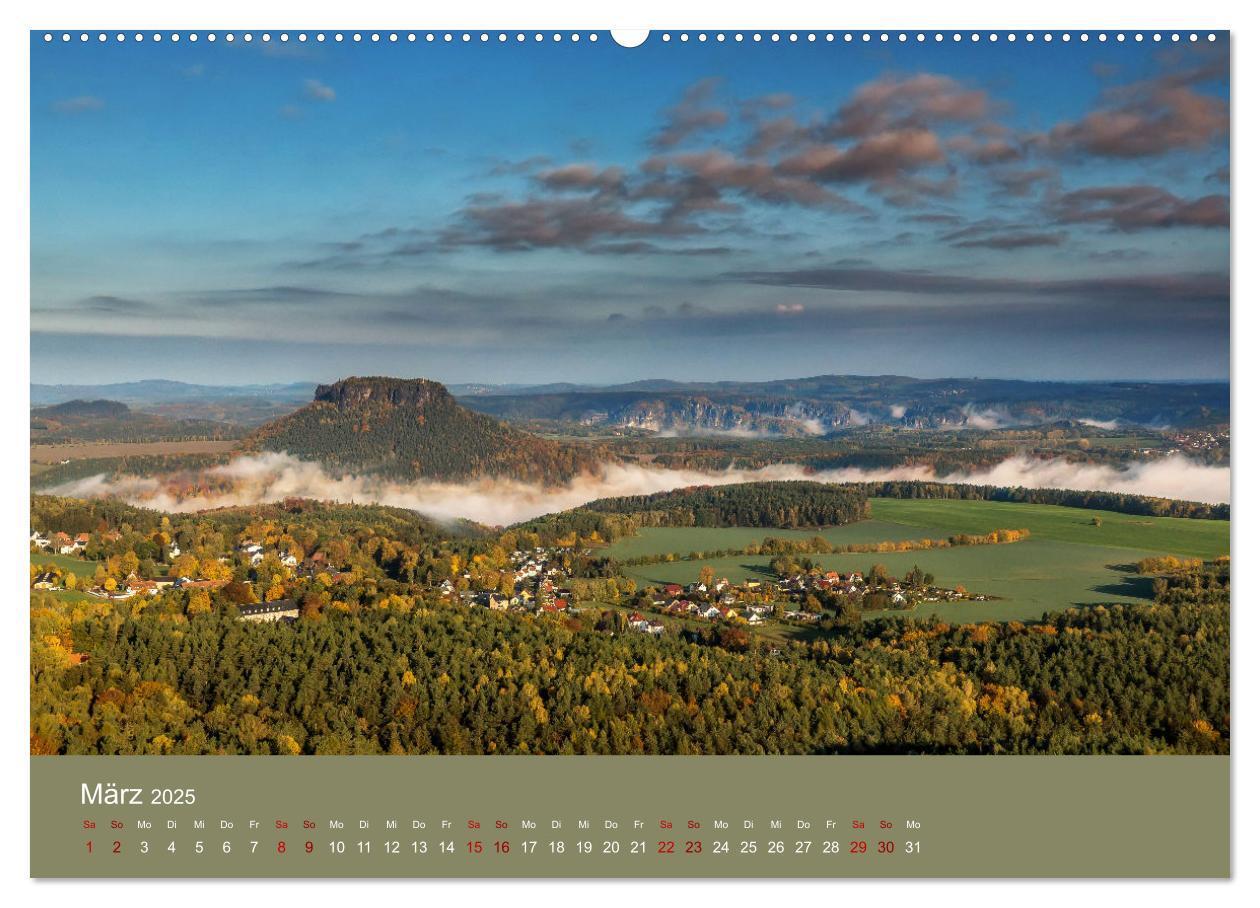 Bild: 9783383939969 | Auf den Bergen der Sächsischen Schweiz (Wandkalender 2025 DIN A2...