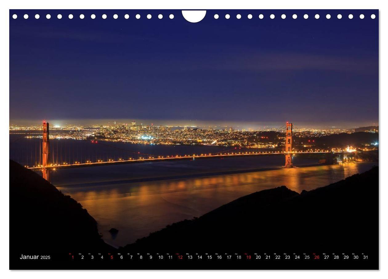 Bild: 9783435742387 | Golden Gate Bridge (Wandkalender 2025 DIN A4 quer), CALVENDO...