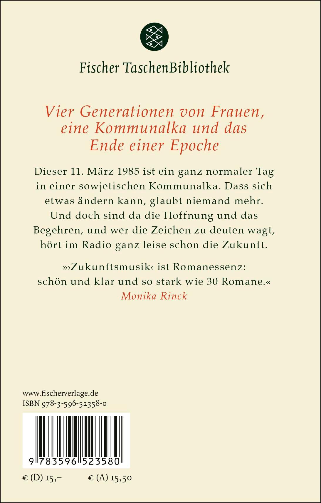 Rückseite: 9783596523580 | Zukunftsmusik | Roman | Katerina Poladjan | Buch | 192 S. | Deutsch