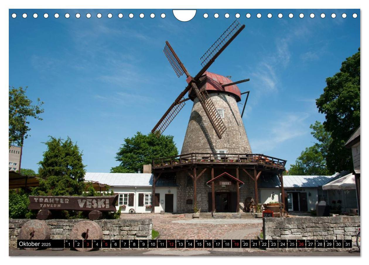 Bild: 9783435738137 | Windmühlen in Europa (Wandkalender 2025 DIN A4 quer), CALVENDO...