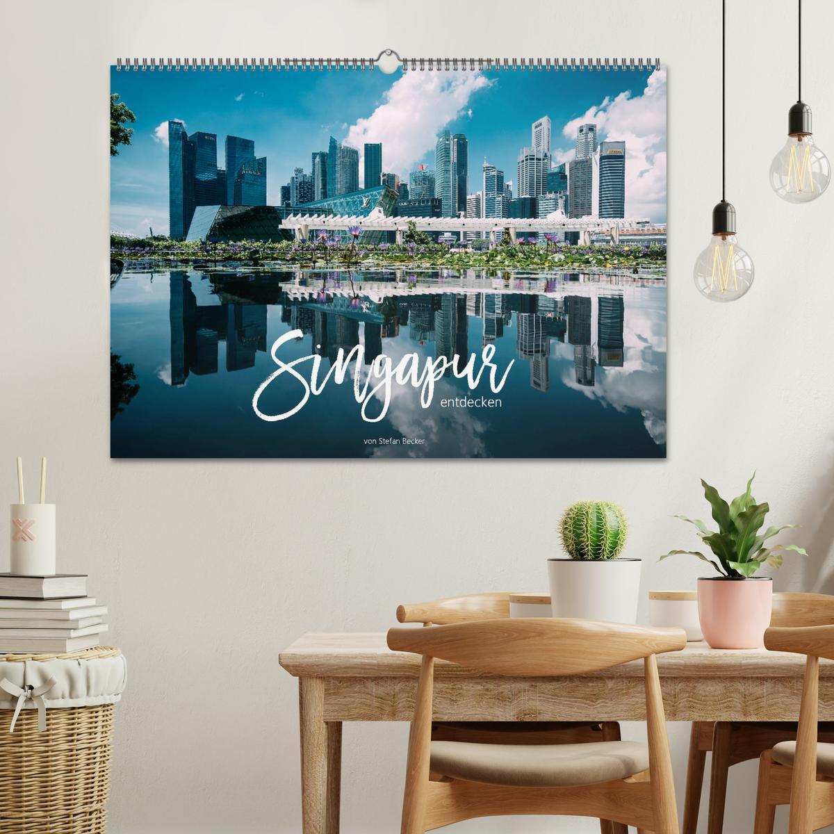 Bild: 9783435326082 | Singapur entdecken (Wandkalender 2025 DIN A2 quer), CALVENDO...