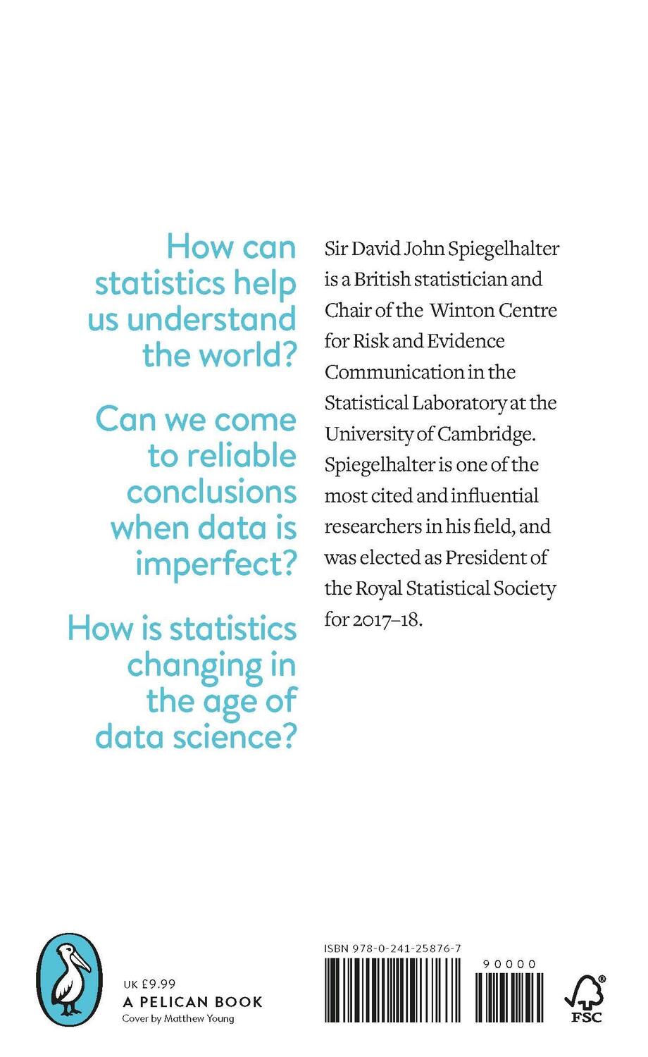 Rückseite: 9780241258767 | The Art of Statistics | Learning from Data | David Spiegelhalter | XVI