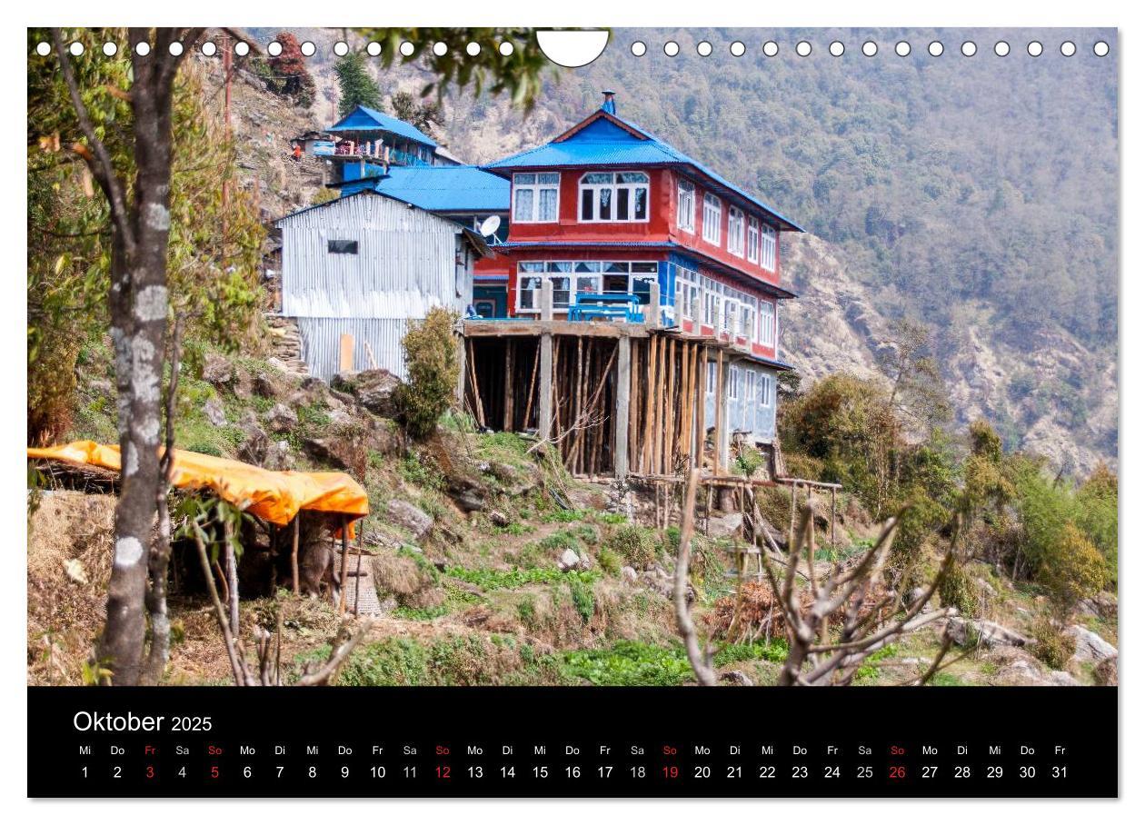 Bild: 9783435568161 | Namaste Nepal (Wandkalender 2025 DIN A4 quer), CALVENDO Monatskalender