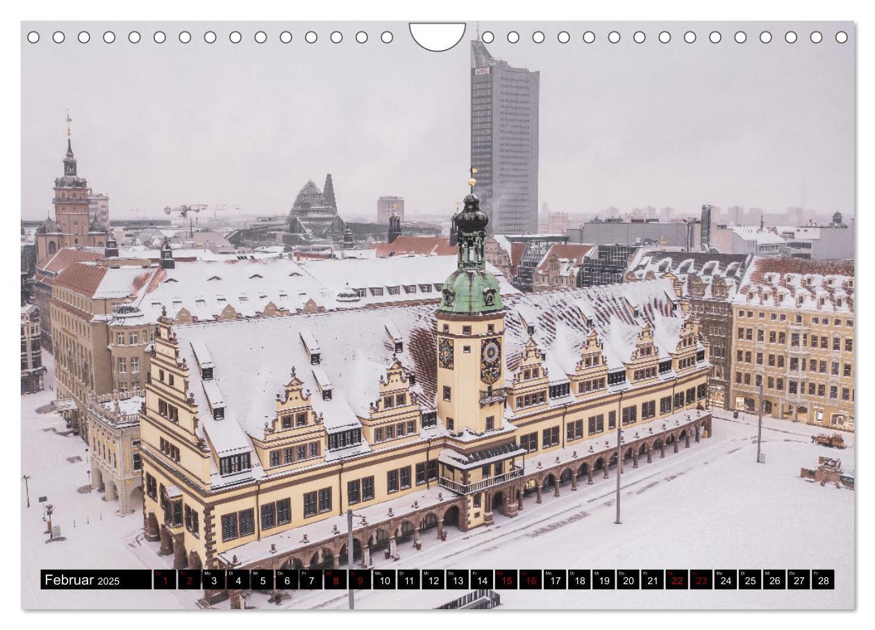 Bild: 9783383989070 | Leipzig von Oben 2025 (Wandkalender 2025 DIN A4 quer), CALVENDO...