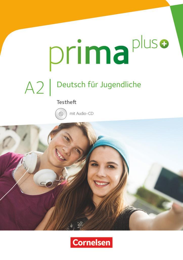 Cover: 9783060215256 | prima plus A2: zu Band 1 und 2 - Testheft mit Audio-CD | Tabea Verma