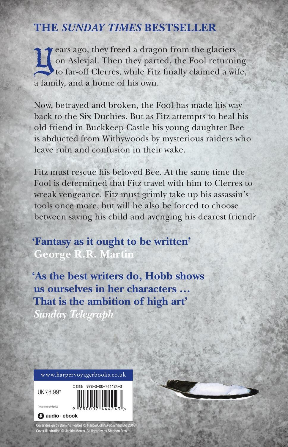 Rückseite: 9780007444243 | Fool's Quest | Robin Hobb | Taschenbuch | 768 S. | Englisch | 2016