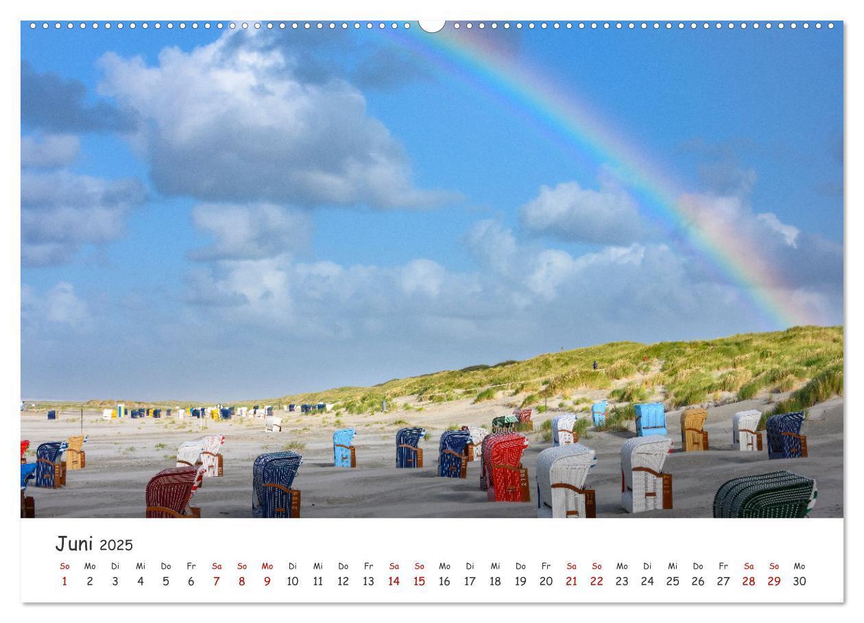 Bild: 9783435979622 | Nordsee, Meer, Strand und Wind (Wandkalender 2025 DIN A2 quer),...