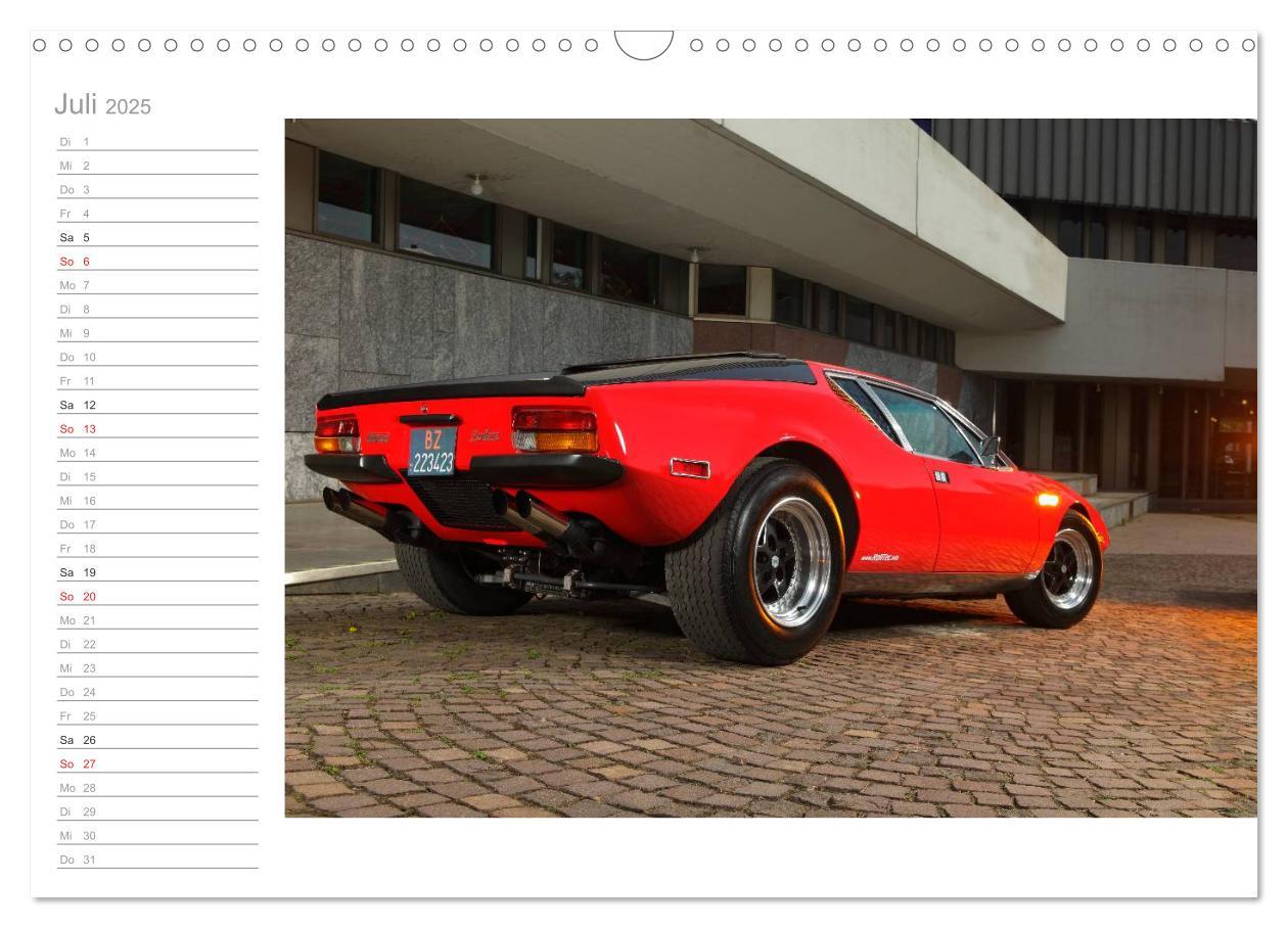 Bild: 9783435536948 | De Tomaso Pantera (Wandkalender 2025 DIN A3 quer), CALVENDO...